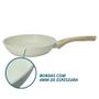 Imagem de Frigideira Creme Antiaderente Ceramic Indução Fundo Triplo 20cm