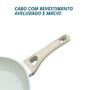 Imagem de Frigideira Creme Antiaderente Ceramic Indução Fundo Triplo 20cm