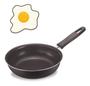 Imagem de Frigideira de Alumínio Preto  antiaderente para fritar  ovo  e Omelete de alta qualidade .