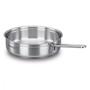 Imagem de Frigideira Funda Aço Inoxidável Grande Panelas Cozinha Base Solar Todos os Tipos de Fogões a Gás Cooktop Indução