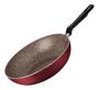 Imagem de Frigideira Funda Tramontina Loreto em Alumínio com Revestimento Interno Antiaderente Starflon Max 24 cm 2,2 L Vermelho
