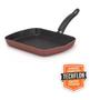 Imagem de Frigideira Grelhar Antiaderente Bifeteira Grill Techflon Nacional Retangular para cozinhar comida casa