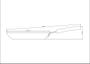 Imagem de Frigideira profiss aluminio acab ext lixado reves interno ceramico cabo baquelite 28cm 2l tramontina