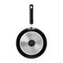 Imagem de Frigideira tramontina mônaco induction em alumínio com revestimento interno e externo antiaderente starflon premium preto 20 cm 1 l