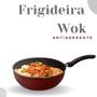 Imagem de Frigideira Wok Antiaderente 24cm Não Gruda