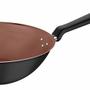 Imagem de FRIGIDEIRA WOK ANTIADERENTE 28cm 3,6L LORETO TRAMONTINA STARFLON MAX - PRETO/COBRE