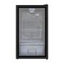 Imagem de Frigobar Expositor Vertical HQ Vidro Duplo 95 Litros Preto HQ-95FBPV 220V