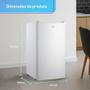 Frigobar Geladeira HQ 93 Litros Branco BC-93 127V Imagem de Frigobar Geladeira HQ 93 Litros Branco BC-93 127V