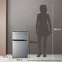 Imagem de Frigobar Refrigerador Compacto HQ Defrost 90 Litros Preto/Inox HQ-90RDF