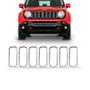 Imagem de Friso Cromado Moldura Grade Jeep Renegade Frontal