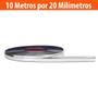 Imagem de Friso Cromado Tuning 20mm para Grade Porta Parachoque Porta Malas Filete Universal 10 Metros