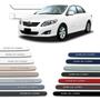 Imagem de Friso Lateral Corolla 2008 a 2025 Branco Polar Redondo Alto Relevo Cromado