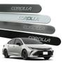 Imagem de Friso Lateral Corolla 2008 a 2025 Branco Polar Redondo Alto Relevo Cromado