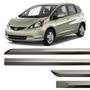 Imagem de Friso Lateral Honda Fit City 2004 2005 2006 2007 2008 2009 2010 2011 2012 2013 2014 Dourado Poente