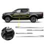 Imagem de Friso Lateral Slim Inferior Frontier 2008 a 2023 Kit Cromado Personalizado 4 Portas