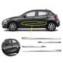 Imagem de Friso Lateral Slim Inferior Yaris 2018 2019 2020 2021 2022 2023 Kit Cromado Personalizado 4 Portas