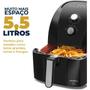 Imagem de Fritadeira Air Fryer 5,5 Litros Bfr50 Redstone Britânia 110v Cor Preto