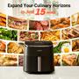 Imagem de Fritadeira Air Fryer COSORI TurboBlaze 6L - Compacta e Cinza Escuro