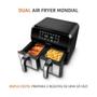 Imagem de Fritadeira Air Fryer Dual Duplo Afd-01-bi Cesto 8l Mondial