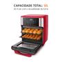 Imagem de Fritadeira Air Fryer Forno Oven 12L Mondial Vermelho Inox 2000W AFON12LRI