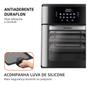 Imagem de Fritadeira Air Fryer Mondial Oven 12 Litros Preto Inox 2000w 220V