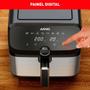 Imagem de Fritadeira Arno Air Fryer Mega Digital AFD7 1700W 7,5l Inox Inox E Preto 220V