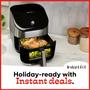 Imagem de Fritadeira de Ar Instant Vortex Plus 6QT - 1700W - Preta - com Apagador de Odores