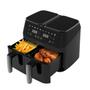 Imagem de Fritadeira Dual Fryer Elétrica Preto 8,0L 127v - Be Smart