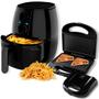 Imagem de Fritadeira eletrica air fryer 3l e sanduicheira grill kit