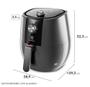 Imagem de Fritadeira Elétrica Air Fryer Grand Electrolux, 4L, 220V, Grafite - EAF30