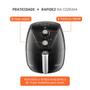 Imagem de Fritadeira Elétrica Air Fryer Mondial New Pratic 3,5L 1500W Preto 220V - AF-31