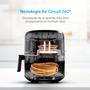 Fritadeira Elétrica Airfryer Visio Fry Elgin 5L Preta 1700W Imagem de Fritadeira Elétrica Airfryer Visio Fry Elgin 5L Preta 1700W