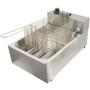 Imagem de Fritadeira Elétrica com Óleo 6 Litros 1 Cuba Industrial Inox 110V Irmãos Ribeiro Frb1c6-127V