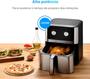 Imagem de Fritadeira Elétrica Elgin CHROME 8L com Timer, Grelha Easy Clean  AFC80, Inox 127V