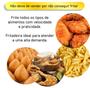 Imagem de Fritadeira Elétrica Industrial 2 Cubas 10 litros Profissional FRITA RÁPIDO - JBC ELETRO