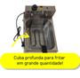 Imagem de Fritadeira Elétrica Industrial 7 Litros 1 Cuba Profissional com Cabo de Proteção Tampa Opcional