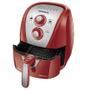 Imagem de Fritadeira Elétrica Mondial Air Fryer Family Inox Vermelho 1500W 4L