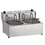 Imagem de Fritadeira Elétrica Profissional Dupla 10L 2 Cubas 5 Litros FED-10 Fritador 127v - EDANCA