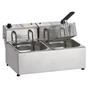 Imagem de Fritadeira Elétrica Profissional Dupla 10L 2 Cubas 5 Litros FED-10 Fritador 127v - EDANCA