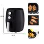 Imagem de Fritadeira Elétrica Sem Óleo Air fryer Bak 3.6l 1400w Alta Turbo com Timer e controle de Temperatura