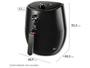 Imagem de Fritadeira Elétrica sem Óleo/Air Fryer Electrolux Efficient EAF10 Preto 3,2L com Timer