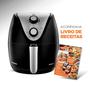 Imagem de Fritadeira Elétrica Sem Óleo Air Fryer Mondial AF-30 Family Inox IV 3,5l  Preta 127v