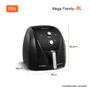 Imagem de Fritadeira Elétrica Sem Óleo Air Fryer Mondial AFN-80-FB 8L 1900w 220v Preto