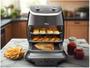 Fritadeira Elétrica sem Óleo/Air Fryer Philco - 2 em 1 Air Fry e Forno Oven PFR2000P Preto 11L Imagem de Fritadeira Elétrica sem Óleo/Air Fryer Philco