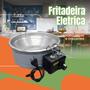 Imagem de Fritadeira Industrial Elétrica Tacho Profissional 5L Batata Pastel Óleo