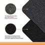 Imagem de Fritadeira Ninja Heat-Resistant Tapete Deslizante - 2 Pçs, 15*18 polegadas, Compatível com a Maioria das Air Fryer XL e Micro-ondas