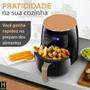 Imagem de Fritadeira Sem Óleo Air Fryer 4.5 Litros 1400W Com Timer Digital Completo Linha Premium