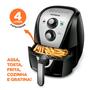 Imagem de Fritadeira Sem Óleo Air Fryer 4 Litros Mondial AFN-40-BI Preto/Inox 1500 Watts 110V