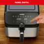 Fritadeira sem Óleo Airfryer Arno Mega 7,5L Digital Inox AFD7 Imagem de Fritadeira sem Óleo Airfryer Arno Mega 7,5L Digital Inox AFD7
