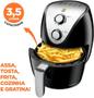 Imagem de Fritadeira Sem Óleo Elétrica Air Fryer 3,5L Mondial Inox AF-30-i